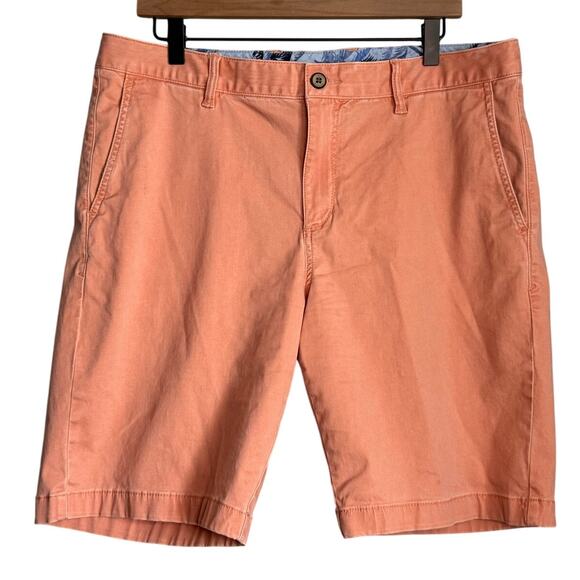 Tommy Bahama Peach Chino Shorts Men’s 36 Relaxed Cotton Flat Front - Picture 2 of 7